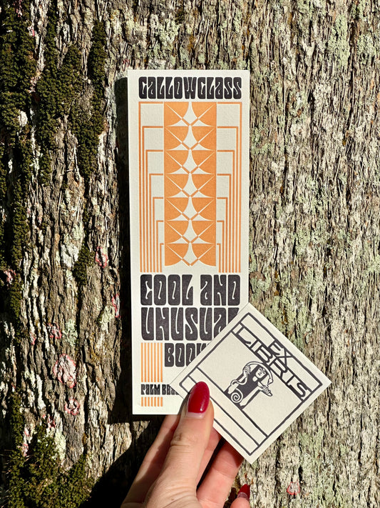 Gallowglass Letterpressed Bookmark & Bookplate Bundle
