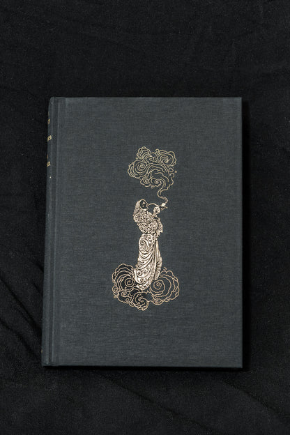 Gold foil of Opium Eater Gallowglass Books