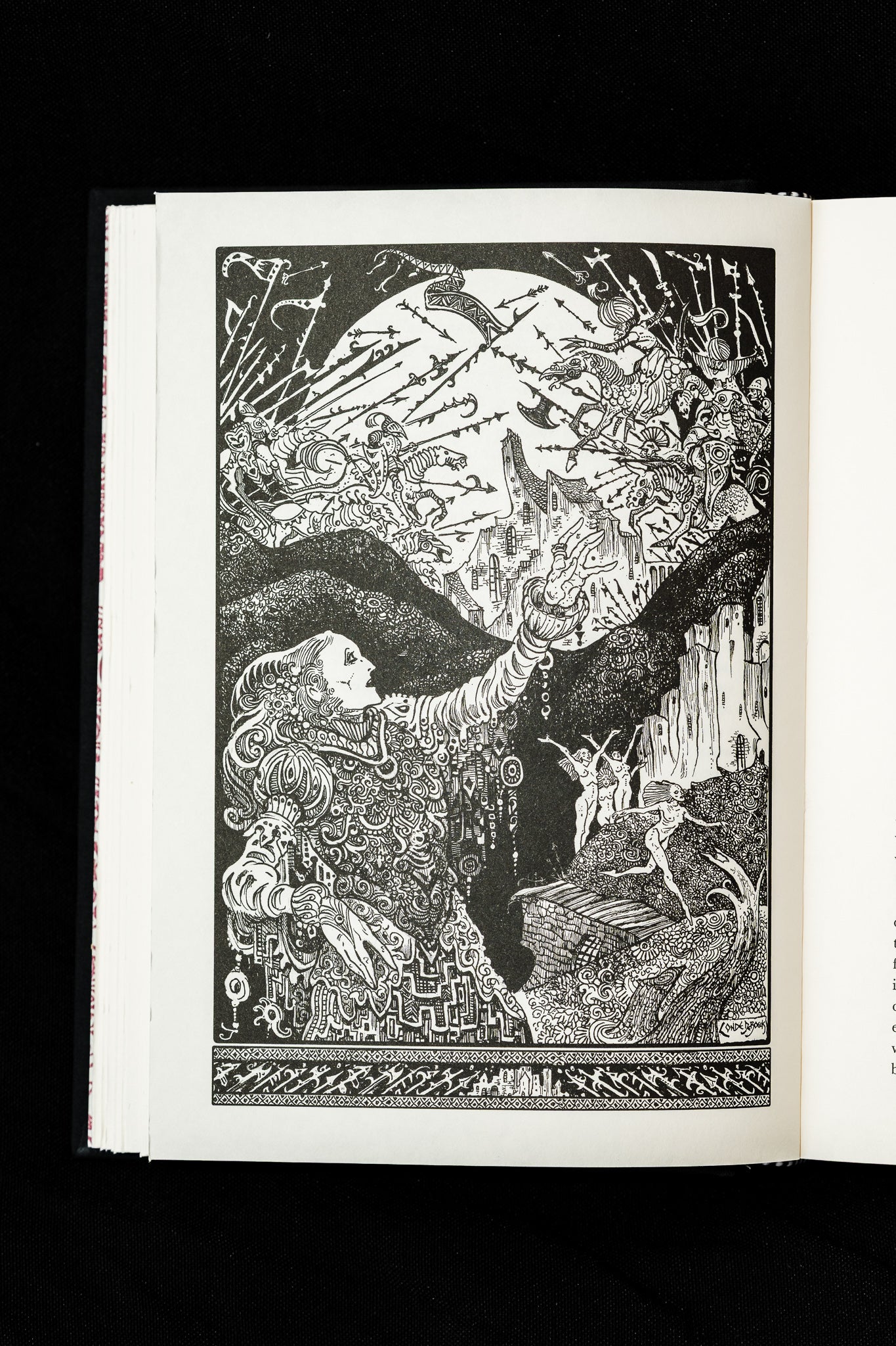 Gothic Harry Clarke Victorian Dark Academia Opium Eater Hernan Conde de Boeck Book Illustration
