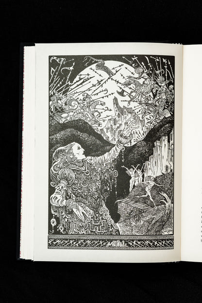Gothic Harry Clarke Victorian Dark Academia Opium Eater Hernan Conde de Boeck Book Illustration