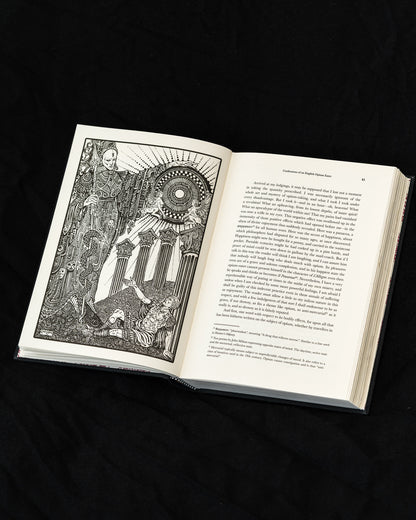 Thomas De Quincey Opium Eater Illustration by Hernan Conde de Boeck Gothic Victorian Dark Academia Books
