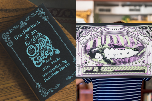 Confessions of an English Opium Eater by Thomas De Quincey + Opium Eater Art Print Bundle