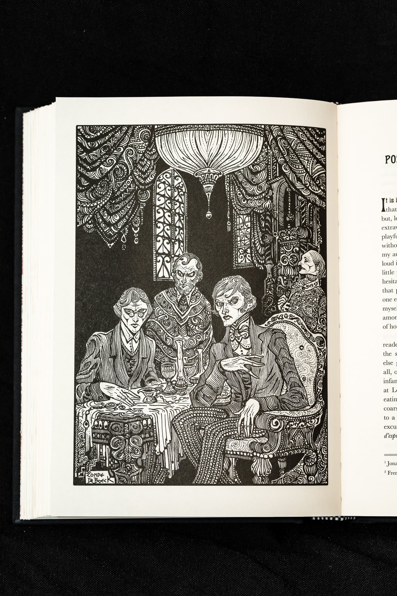 Hernan Conde de Boeck illustration for "on murder considered as one of the fine arts" by De Quincey. Published by Gallowglass Books Limited Edition Hardcover Opium Eater.